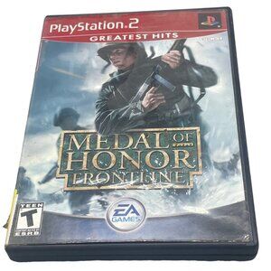 Medal of honor frontline DVD play station 2 rated Teen 2003 READ